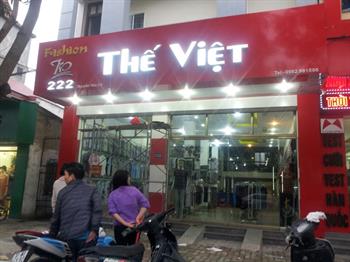Thi Công Quảng Cáo tại Nghệ An  shop thời trang thế Việt Tại tp Vinh